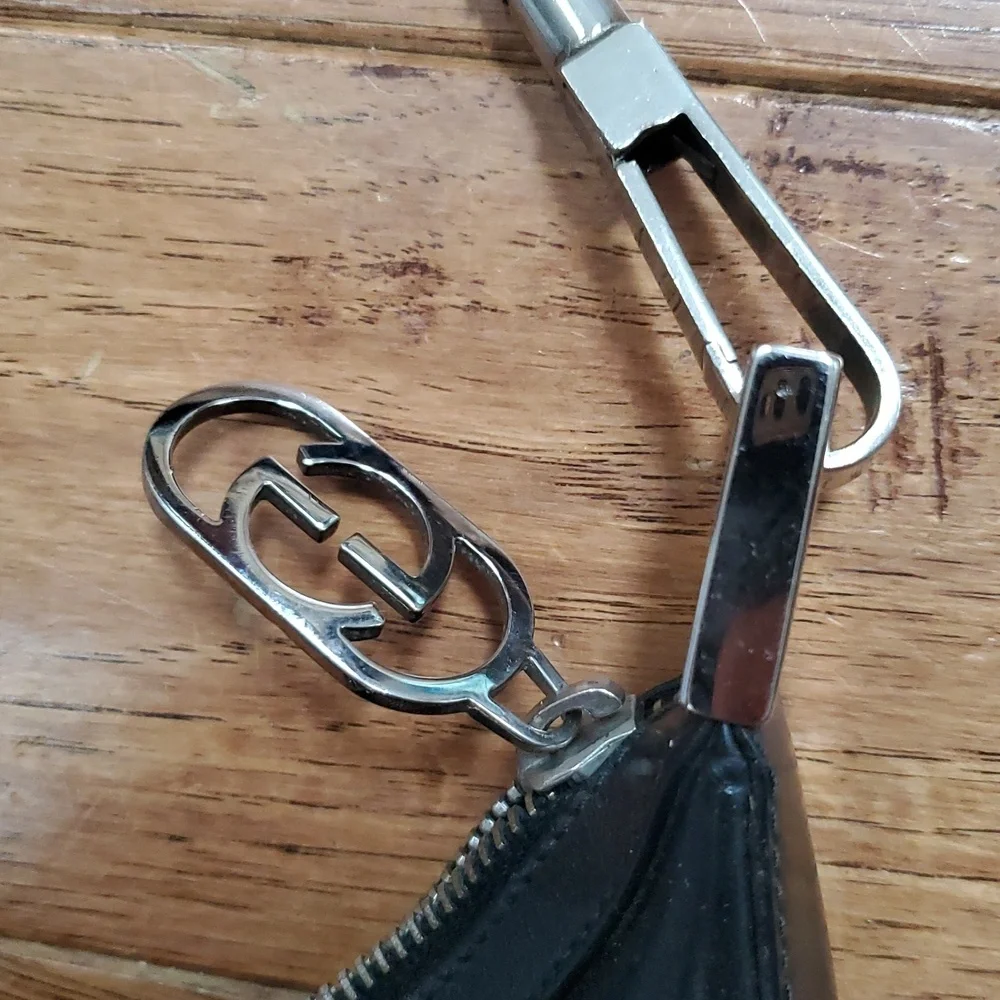 Gucci Tom Ford Era 1998 Black Leather Y2K Shoulder Bag